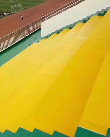 民权球场台阶翻新修补改造